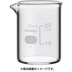 ハリオ HARIO ビーカー 目安目盛付 20ml B-20-SCI