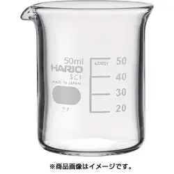 ハリオ HARIO ビーカー 目安目盛付 50ml B-50-SCI