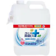 らくハピ アルコール除菌EX つめかえ 大容量 5L 詰め替え 細菌 ウイルス 対策 業務用