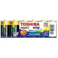 アルカリ乾電池 アルカリ1 単2形 6本入 まとめパック LR14AN 6MP
