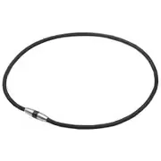 RAKUWA磁気チタンネックレス 50mT 磁気ネックレス メタルブラック 45cm 管理医療機器