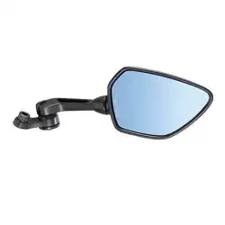 タナックス TANAX バイクミラー ナポレオン(NAPOLEON) シャークミラー1B(左側用)(ブルー鏡)10mm 正・逆ネジボルト付/1本入り AOS-104-10BL