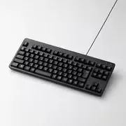 有線コンパクトキーボード USB接続 メンブレン式 日本語配列 92キー ブラック TK-FCM103BK