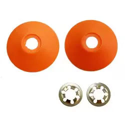 シナノ SINANO バスケットPB-41 45mm スキー ストック アクセサリ オレンジ 2個1組 732002