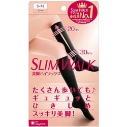 スリムウォーク SLIMWALK スリムウォーク 美脚ハイソックス S~Mサイズ
