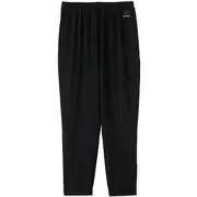 リフレッシュ 8分丈テーパードパンツ レディース リカバリーウェア ロングパンツ ブラック XLサイズ 6738