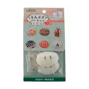 クロバー くるみボタン・ブローチセットオーバル45 2個入 58-652