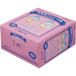 消毒用 アルコール綿 ショットメン 100包入 4×8cm(2折)