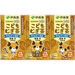 伊藤園 健康ミネラルむぎ茶 こどもむぎ茶 紙パック 125mL×3パック