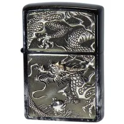 RIZE METAL 銀龍 亀甲 銀 ライター