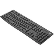 サイレント ワイヤレスキーボード 無線(2.4GHz) メンブレン 日本語配列 グラファイト K295GP