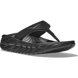 ホカ HOKA オラリカバリーフリップ レディース リカバリーサンダル ブラック/ダークグルグレー(BDGGR) 24cm 1117910