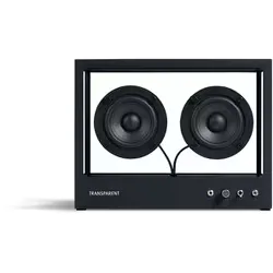 トランスペアレント SMALL TRANSPARENT SPEAKER Black Bluetoothスピーカー TPS-04