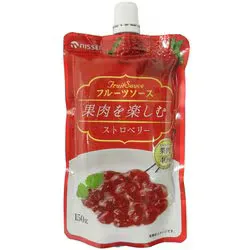 日世 日世 果肉を楽しむフルーツソース ストロベリー 150g