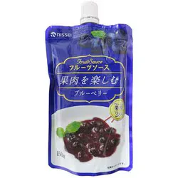 日世 日世 果肉を楽しむフルーツソース ブルーベリー 150g
