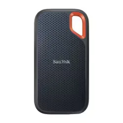 サンディスク SANDISK 外付けSSD ポータブル Extreme Portable SSD(エクストリーム ポータブルSSD) 2TB USB 3.2(Gen 2)対応 5年保証 SDSSDE61-2T00-J25