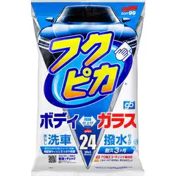 ボディクリーナー 水なし洗車シート フクピカGEN5 フクピカシリーズ ボディとガラス同時仕上げ 24枚入 462