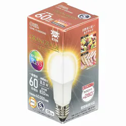 オーム電機 OHM LED電球 E26 60形相当 電球色 LDA8L-G AG6/RA93