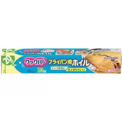 クックパー クックパー フライパン用ホイル 25cm×20m シリコーン加工アルミホイル
