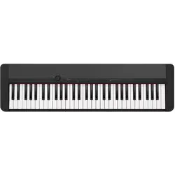 カシオ CASIO 電子キーボード Casiotone(カシオトーン) 61鍵 61音色 AiX音源 タッチレスポンス搭載 MIDIレコーダー(録音機能) 2電源方式(ACアダプター/電池) ブラック CT-S1 BK