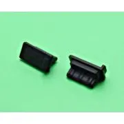 ブラック(5個) FBC-UAM01BK/USB-A(メス)防塵キャップ