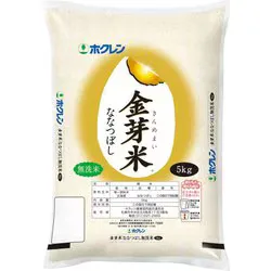 Hokuren Wash-free rice from Hokkaido Kinmemai Nanatsuboshi 5kg Reiwa 7 year production