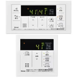 リンナイ Rinnai ガスふろ給湯器用リモコンセット 浴室用+台所用 MBC-155V(A)
