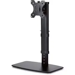 エレコム ELECOM モニタースタンド 17~27インチ対応 高さ10段階調整 360~540mm VESA対応 回転チルト調整 ケーブルホルダー付き ディスプレイスタンド ブラック DPA-VL01BK