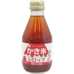 フルーツバスケット かき氷シロップ(国産いちご) 180ml