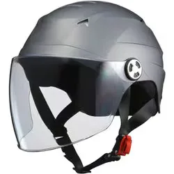 リード工業 ハーフヘルメット SERIO(セリオ) RE-40 フリーサイズ(57~60cm未満) PSC/SG 125cc以下用 シールド付き 軽量 スモーキーシルバー