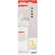 母乳実感耐熱ガラス 240ml 3カ月~ 母乳実感乳首M(Y字形)付き