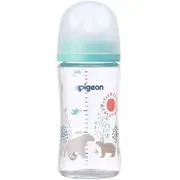 母乳実感ガラス 240ml(Bear) 3カ月~ 母乳実感乳首M(Y字形)付き