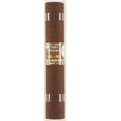 ワタナベ工業 吸着ぴたマット 丸巻 60×90 ブラウン KPL-BR-6090