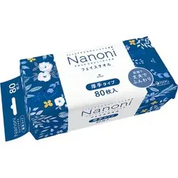医食同源 iSDG 使い捨てフェイスタオル フェイスタオル Nanoni 厚手タイプ 80枚入