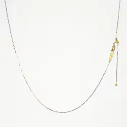 K18 0.23カットアズキネックレス 検定付き 45cmスライド 約0.90g K18YG 0.23 カット小豆ネックレス スライド仕様 (造幣局ホールマーク付)
