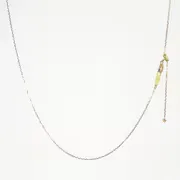 K18 0.23カットアズキネックレス 検定付き 45cmスライド 約0.90g K18YG 0.23 カット小豆ネックレス スライド仕様 (造幣局ホールマーク付)