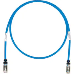 パンドウイット パンドウイット CAT6A/CAT6 シールドパッチコード 5m 青 STP6X5MBU