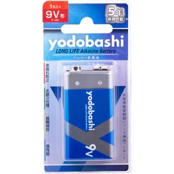 ヨドバシカメラ ヨドバシカメラオリジナル アルカリ乾電池 9V形 6LR61RYL-1B