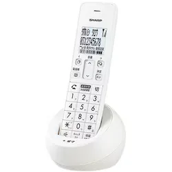 シャープ SHARP デジタルコードレス電話機 子機1台タイプ ホワイト JD-S09CL-W