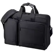 3WAYビジネスバッグ 13.3インチワイドPC対応 軽量 通気性 撥水 ブラック BAG-3WAYT2BKN