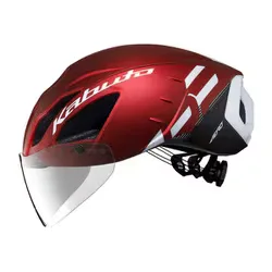 OGK KABUTO オージーケー カブト 自転車ヘルメット AERO-R2 G-1 マットレッド L/XLサイズ(59~61cm)