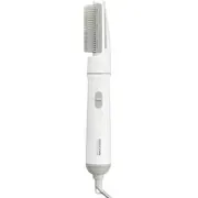 カールドライヤー naturam(ナチュラム) キャッチクッションブラシ付 軽量 冷温風 回転式コード ブラシ水洗い可 ホワイト TC105B-W