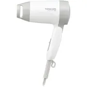 ヘアドライヤー naturam(ナチュラム) 軽量 コンパクト 1200W 折り畳み式 旅行用 切替スイッチ<DRY-COOL> ホワイト TD105B-W