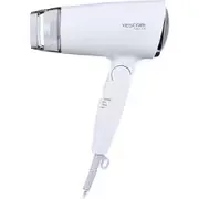 ヘアドライヤー naturam(ナチュラム) 速乾 軽量 コンパクト 1200W マイナスイオン 折り畳み式 切替スイッチ<TURBO-SET-COOL> ホワイト TD200B-W