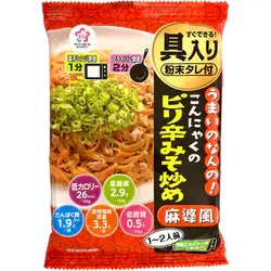 ハイスキー食品工業 うまいのなんの!こんにゃくのピリ辛みそ炒め 麻婆風 149.4g