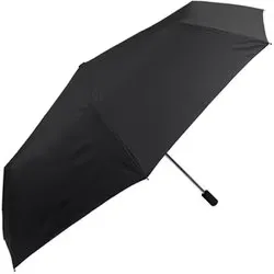 中谷 折りたたみ傘 紳士 耐風無地 60cm 手開き式 8本骨 耐風仕様 ビッグサイズ Natural Basic ブラック 423-028