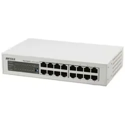 バッファロー BUFFALO Giga対応 スイッチングHub 16ポート LSW5-GT-16NSR