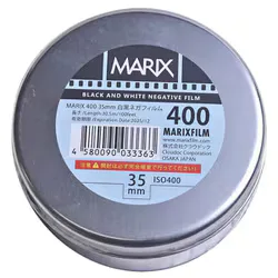マリックスフィルム Marix Film マリックス 白黒ネガフィルム 長巻 100フィート 缶入り MARIX BLACK&WHITE FILM 400 995-0034