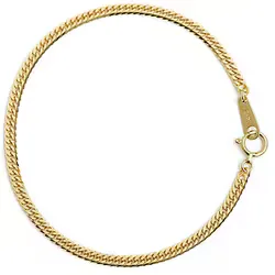 ジュエリーコレクション jewelry collection K18 喜平ブレスレット 6面カット 17cm 3.5g 引き輪仕様