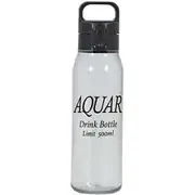 アクアール 水筒 ボトル ウォーターボトル 500ml 0.5L 直飲み ワンタッチ 軽量 プラスチック製 日本製 ブラック HB-6712